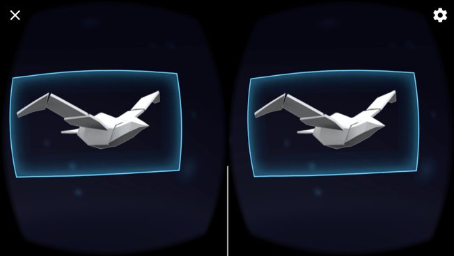 Kinetic structure of a bird in VR
