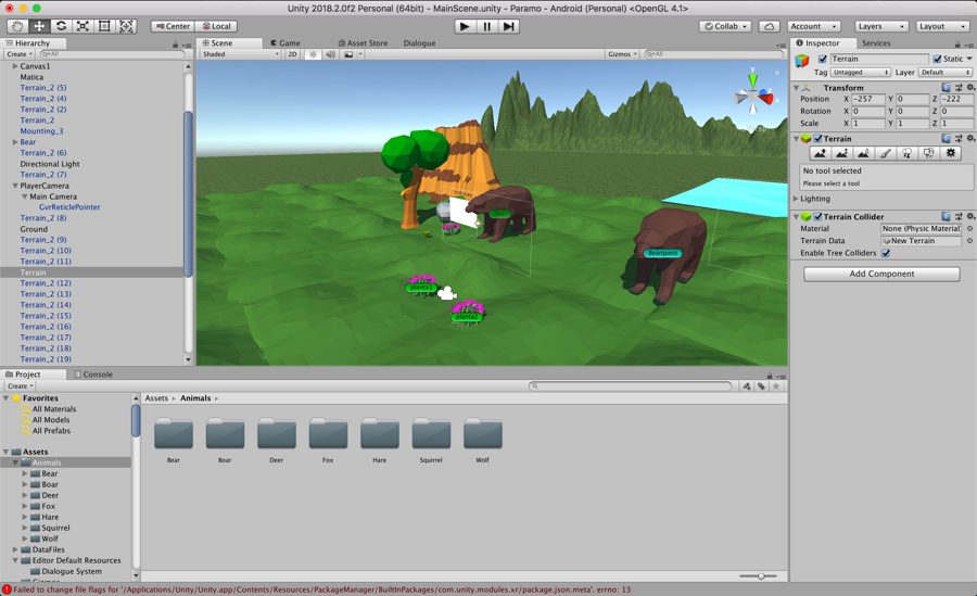 Open-world prototype in Unity