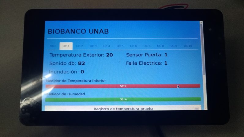 Biobank monitoring web interface