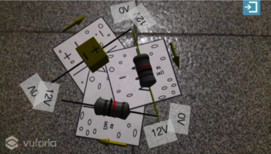 Augmented reality markers for electronic components